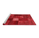 Transitional Red Washable Rugs