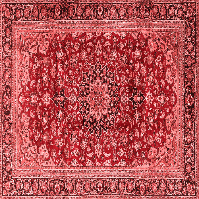 Medallion Red Traditional Rug, tr2157red
