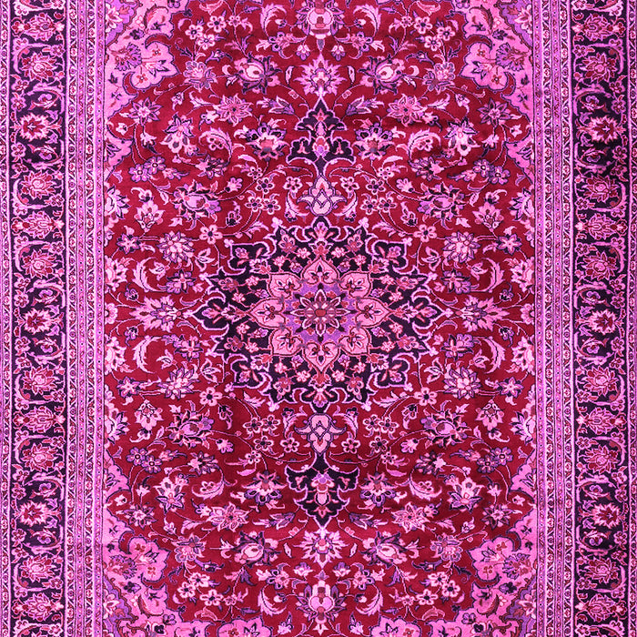 Medallion Pink Traditional Rug, tr2157pnk