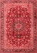 Medallion Red Traditional Area Rugs