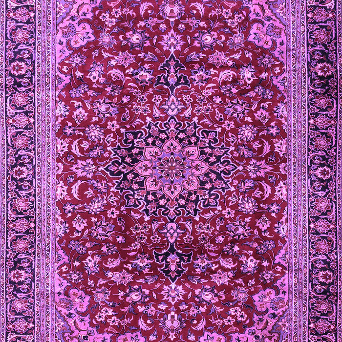 Medallion Purple Traditional Rug, tr2157pur