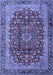 Medallion Blue Traditional Rug, tr2157blu