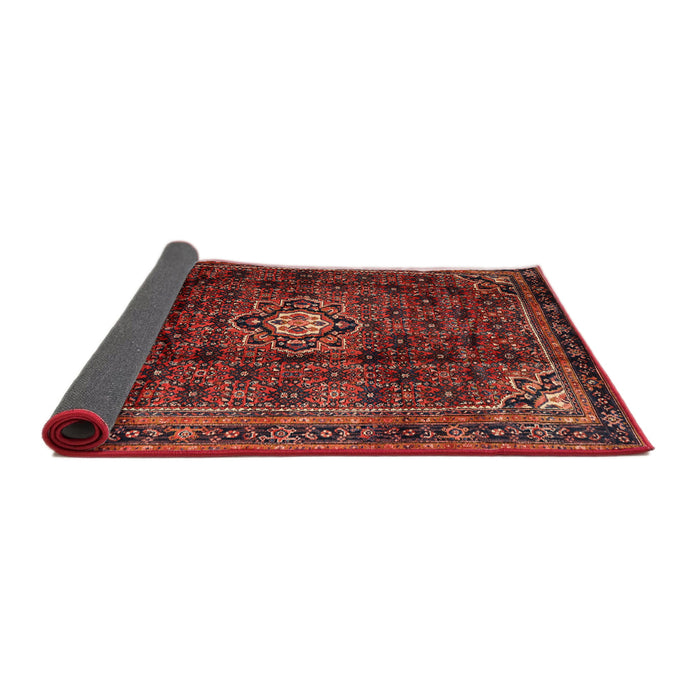 Sideview of Traditional Cherry Red Persian Rug, tr2158