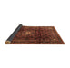 Sideview of Persian Brown Traditional Rug, tr2158brn