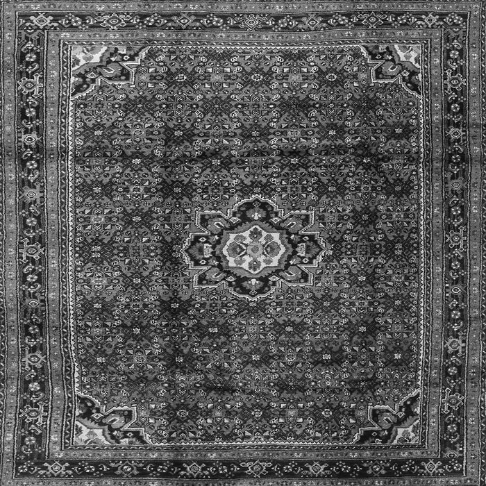 Serging Thickness of Persian Gray Traditional Rug, tr2158gry