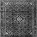 Serging Thickness of Persian Gray Traditional Rug, tr2158gry