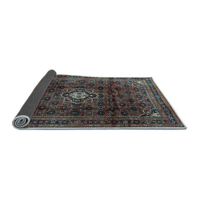 Sideview of Persian Light Blue Traditional Rug, tr2158lblu