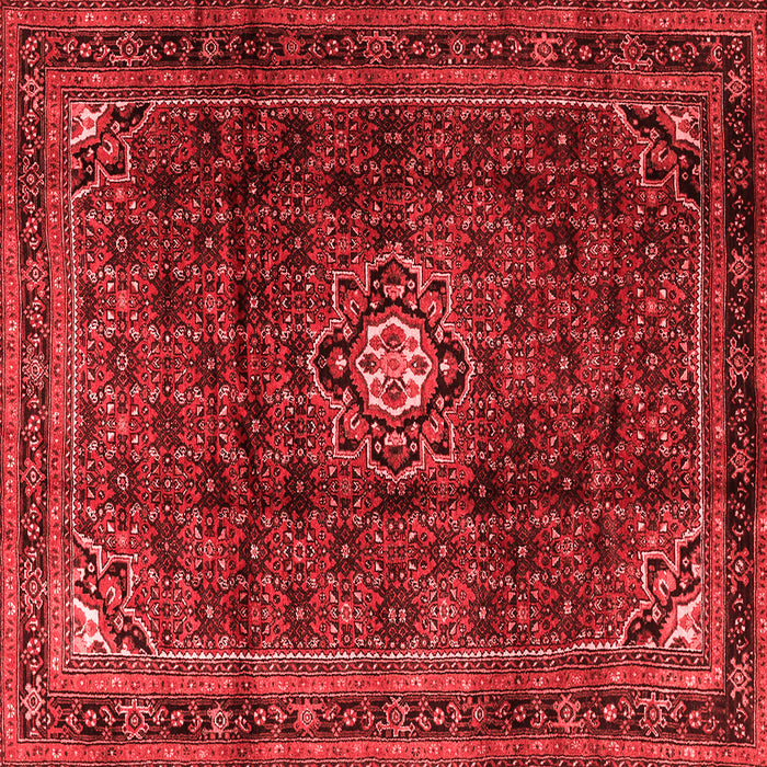 Machine Washable Persian Red Traditional Rug, wshtr2158red