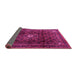 Sideview of Persian Pink Traditional Rug, tr2158pnk