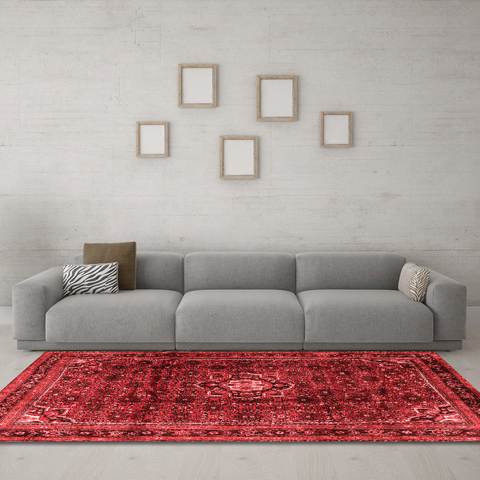 Traditional Red Washable Rugs