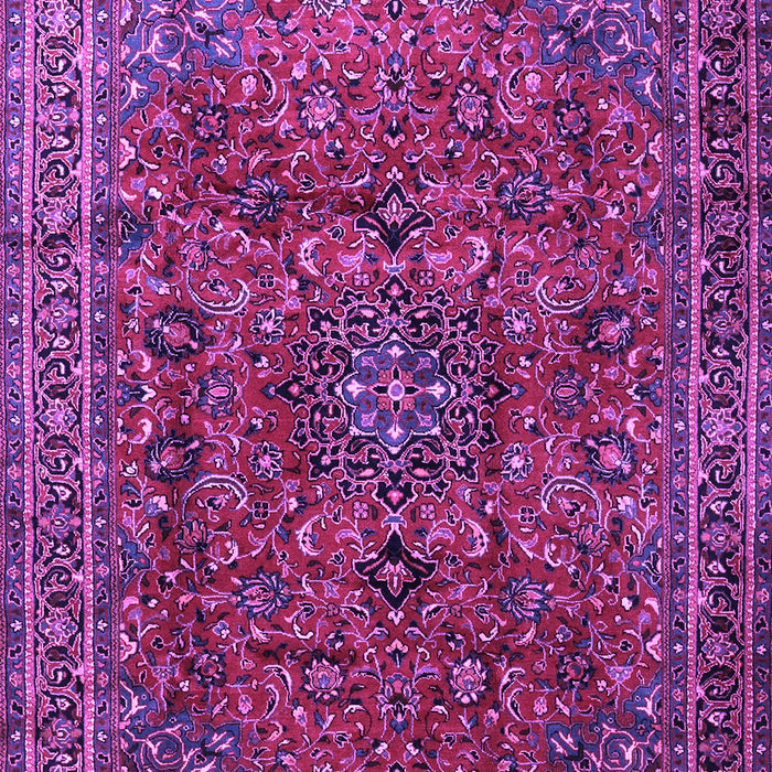 Medallion Purple Traditional Rug, tr2159pur