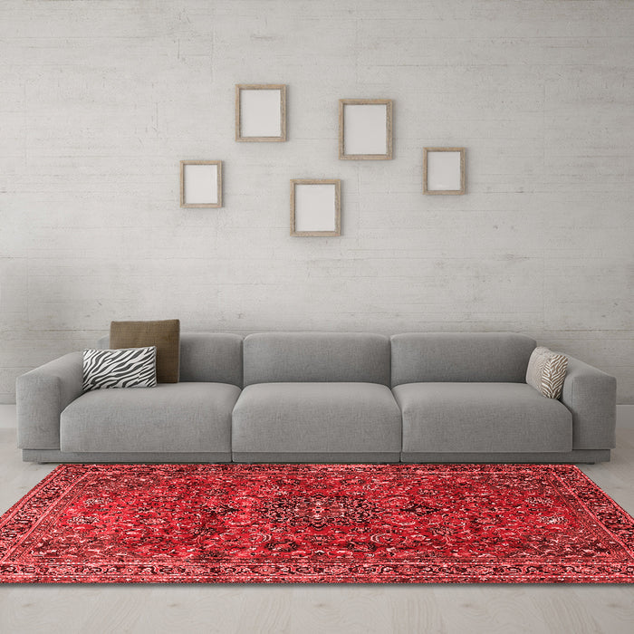 Traditional Red Washable Rugs