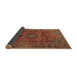 Sideview of Medallion Brown Traditional Rug, tr2159brn