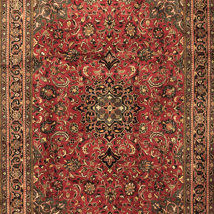 Medallion Brown Traditional Rug, tr2159brn
