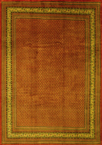 Persian Yellow Traditional Rug, tr215yw