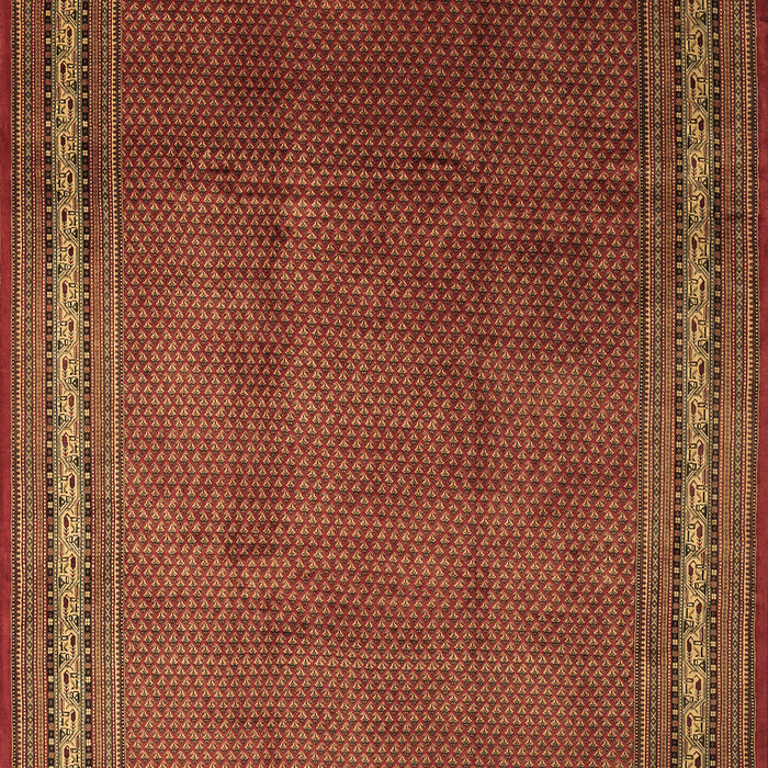 Machine Washable Persian Brown Traditional Rug, wshtr215brn