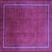 Square Persian Purple Traditional Rug, tr215pur