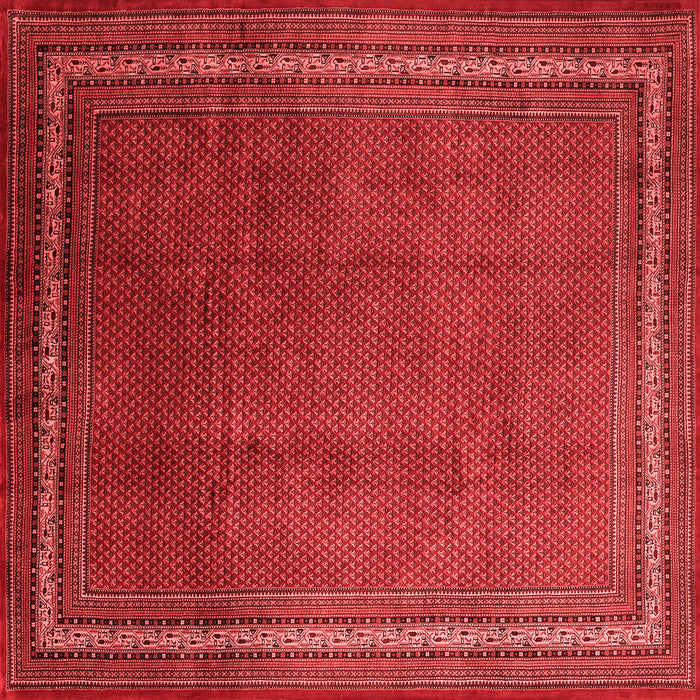 Machine Washable Persian Red Traditional Rug, wshtr215red