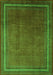 Serging Thickness of Machine Washable Persian Green Traditional Area Rugs, wshtr215grn