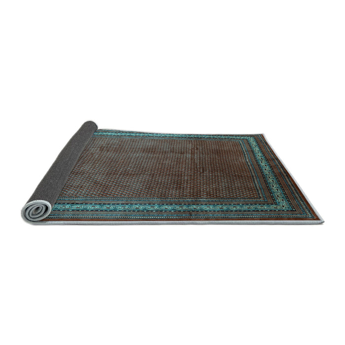 Sideview of Persian Light Blue Traditional Rug, tr215lblu