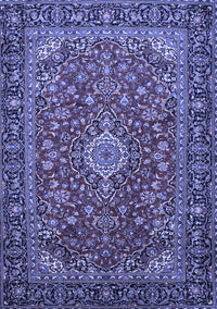 Medallion Blue Traditional Rug, tr2161blu