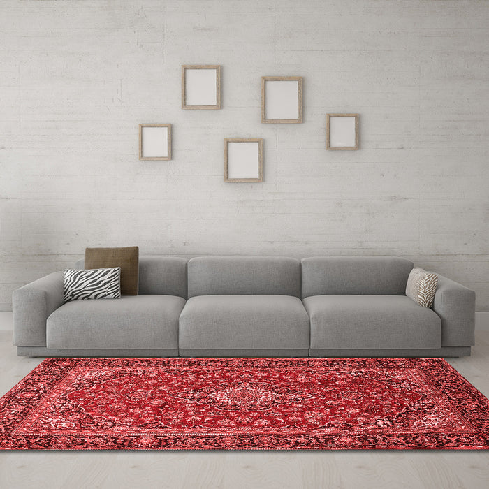 Traditional Red Washable Rugs