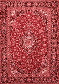 Medallion Red Traditional Rug, tr2161red