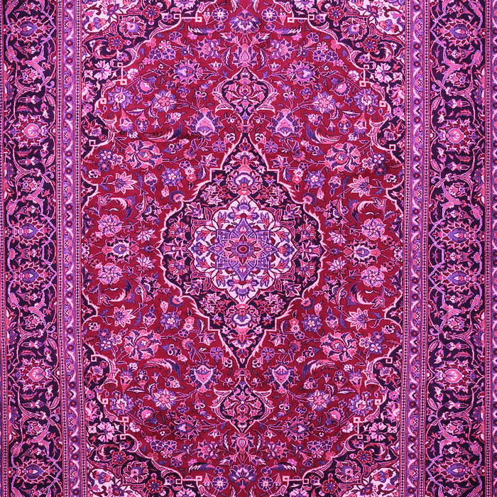 Medallion Pink Traditional Rug, tr2161pnk