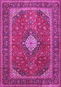 Medallion Pink Traditional Rug, tr2162pnk