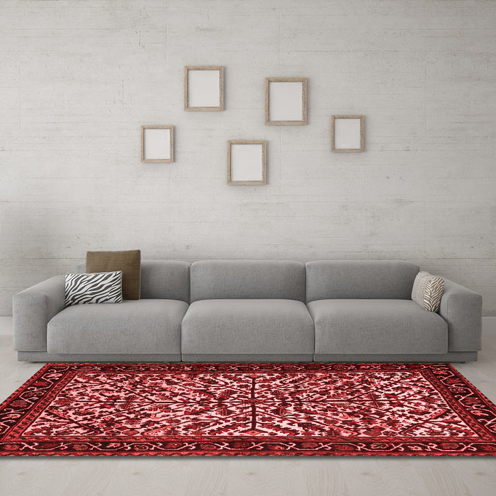 Traditional Red Washable Rugs