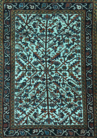 Persian Light Blue Traditional Rug, tr2163lblu