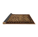Sideview of Persian Brown Traditional Rug, tr2163brn