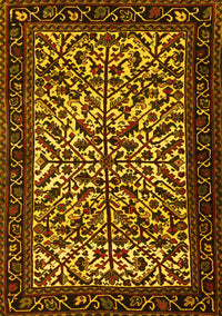 Persian Yellow Traditional Rug, tr2163yw