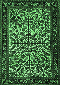 Persian Emerald Green Traditional Rug, tr2163emgrn