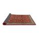 Sideview of Traditional Dark Almond Brown Persian Rug, tr2164