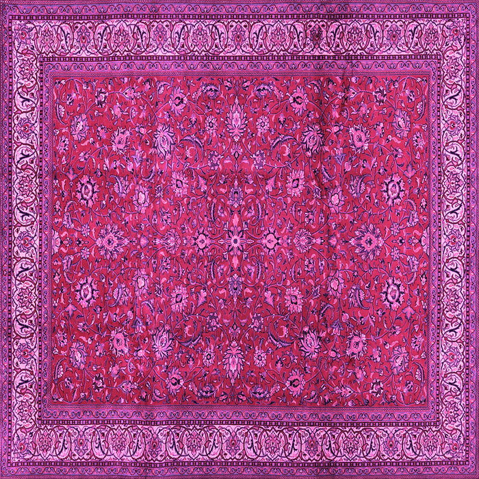 Square Persian Pink Traditional Rug, tr2164pnk