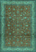 Persian Turquoise Traditional Rug, tr2164turq