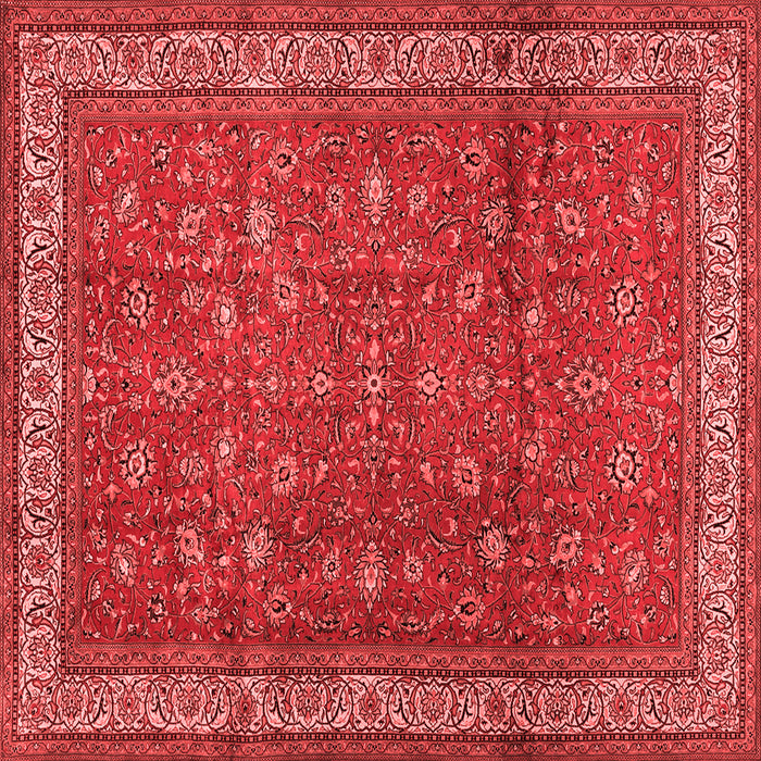 Machine Washable Persian Red Traditional Rug, wshtr2164red