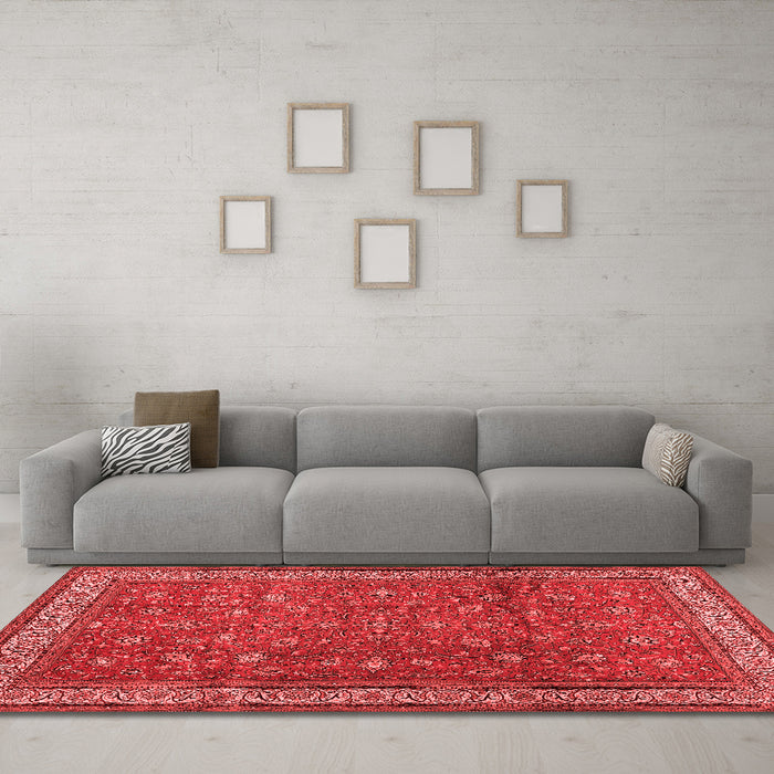 Traditional Red Washable Rugs
