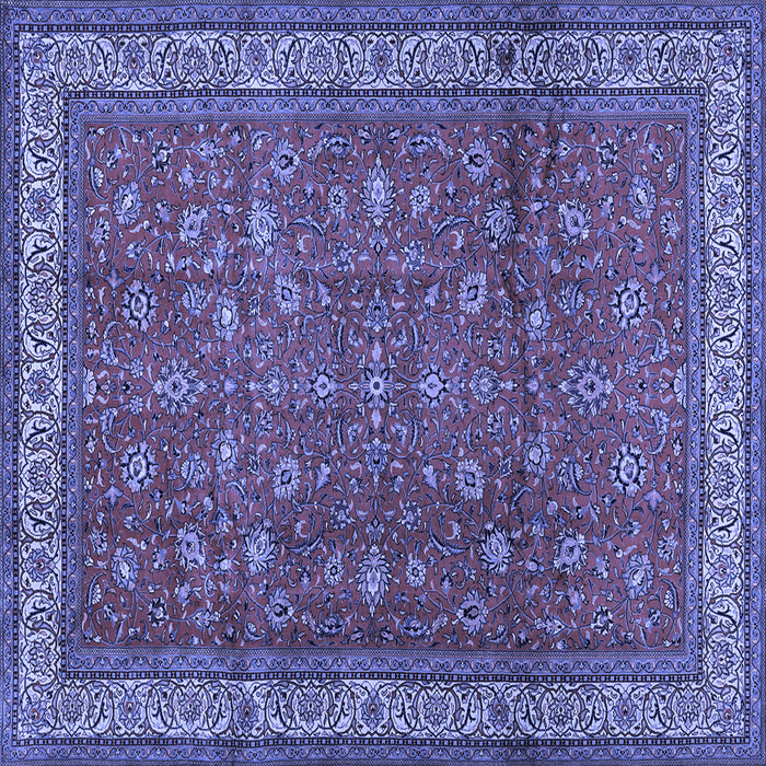 Square Persian Blue Traditional Rug, tr2164blu