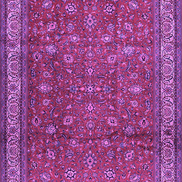 Machine Washable Persian Purple Traditional Area Rugs, wshtr2164pur