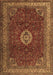 Machine Washable Persian Brown Traditional Rug, wshtr2165brn