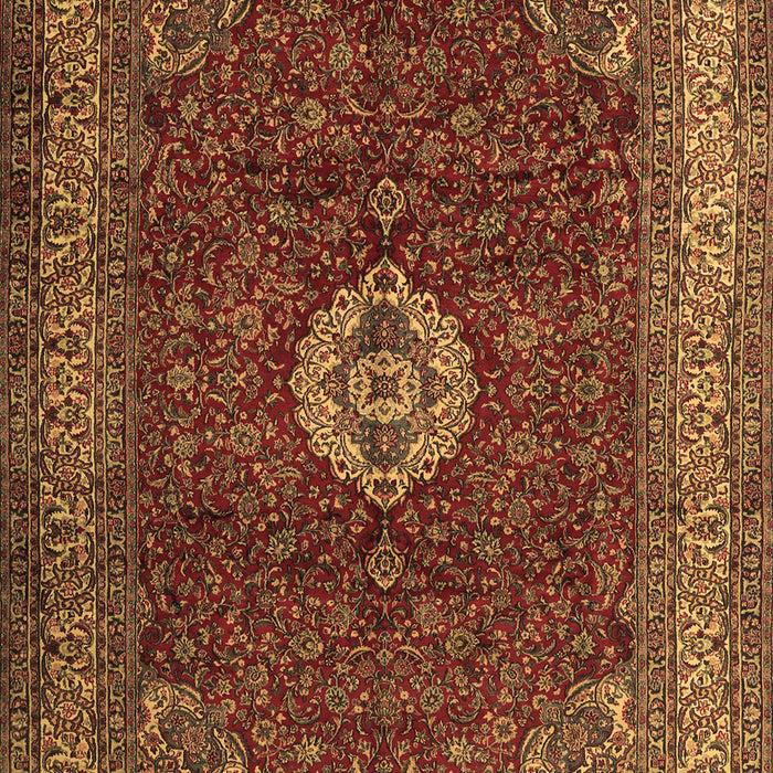 Machine Washable Persian Brown Traditional Rug, wshtr2165brn