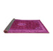 Sideview of Persian Pink Traditional Rug, tr2165pnk