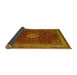 Sideview of Persian Yellow Traditional Rug, tr2165yw