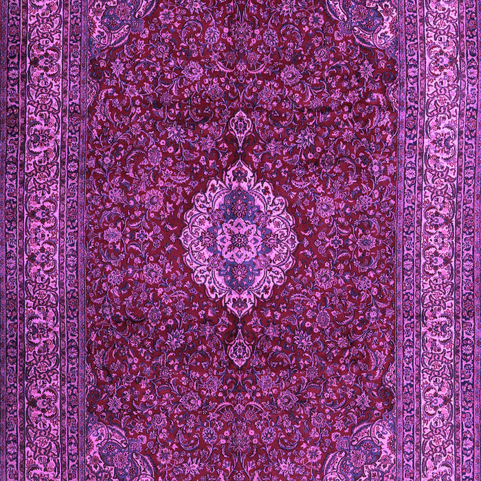 Machine Washable Persian Purple Traditional Area Rugs, wshtr2165pur