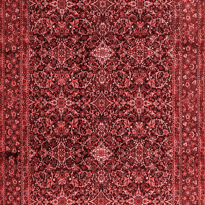 Machine Washable Persian Red Traditional Rug, wshtr2166red