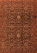 Persian Orange Traditional Rug, tr2166org