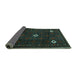 Sideview of Persian Turquoise Traditional Rug, tr2167turq