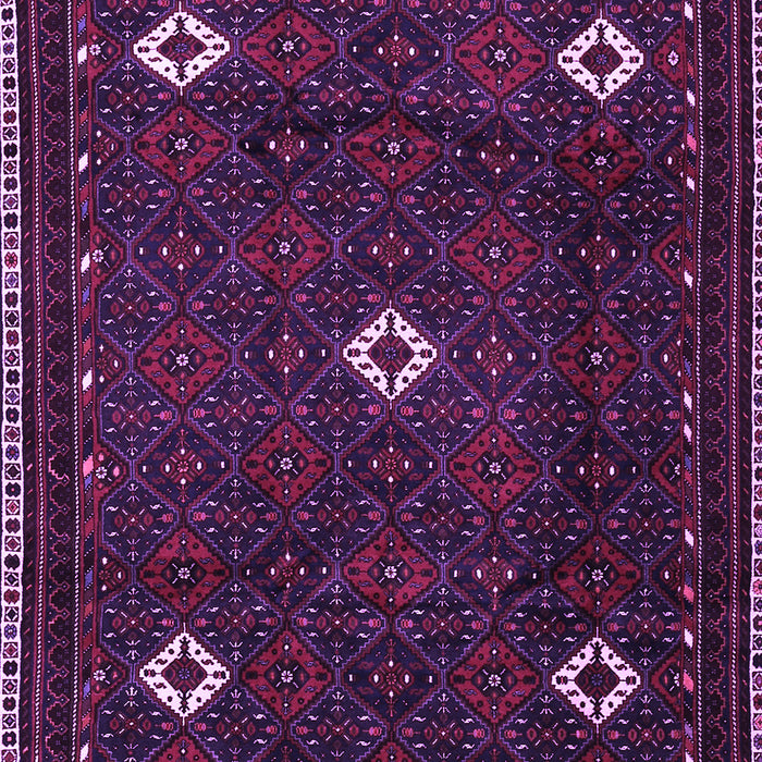 Machine Washable Persian Purple Traditional Area Rugs, wshtr2167pur